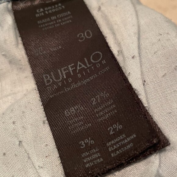 Buffalo David Bitton Faith Skinny Mid Rise Light Wash Distressed Denim Jeans - Picture 4 of 6